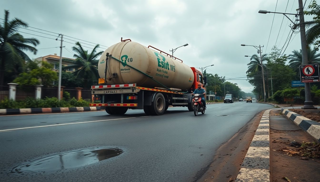 Tanker Driver Arrested in Varthur After Near-Miss With Motorcyclist