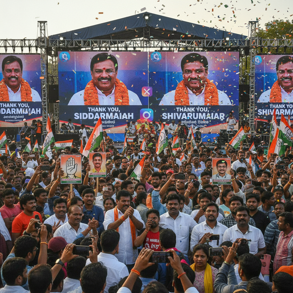 Karnataka CM Change Rumours Spark Social Media Tributes to Siddaramaiah and Shivakumar