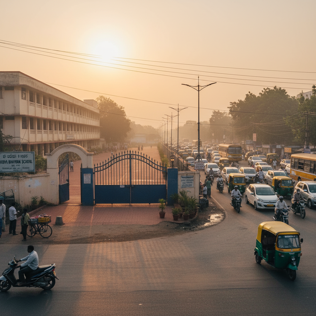Bengaluru Schools Go Online and Cut Hours Due to Shivakumar Swearing-In Traffic Curbs