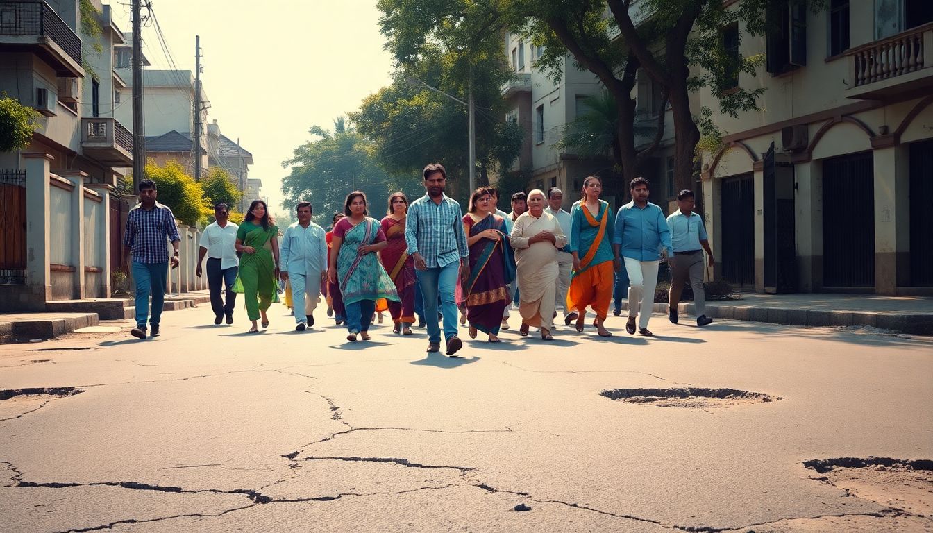 BNP Leads Freedom Walks in Uttarahalli, Agara Road Over Bad Infrastructure