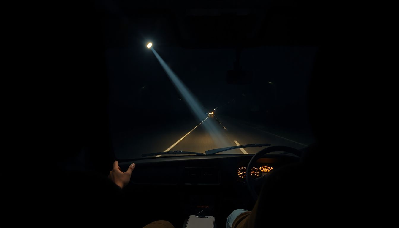 KSRTC Driver Uses Phone Torch After Headlight Failure on Sringeri Route