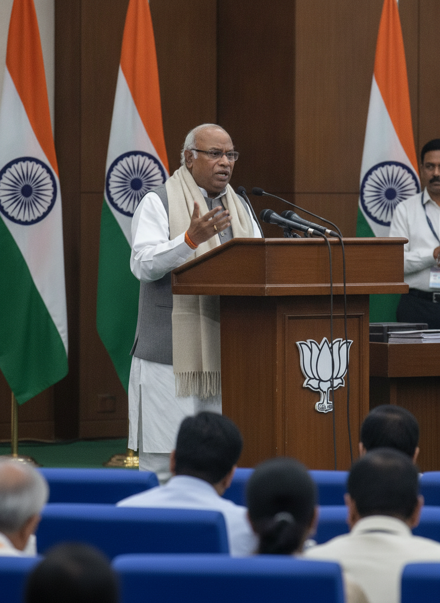 Mallikarjun Kharge Calls Congress Workers Useless Fellows Over DK Shivakumar Slogans
