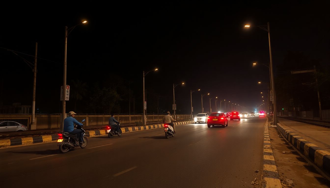 Pottery Road Left in the Dark for Two Years Due to Missing Street Lights
