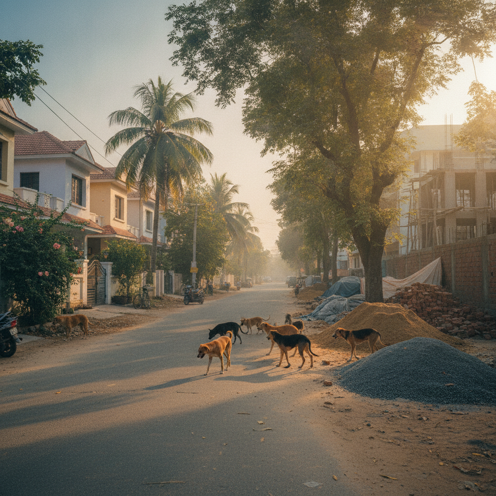 Four-year-old Sangeetha injured in stray dog attack in Sahakara Nagar