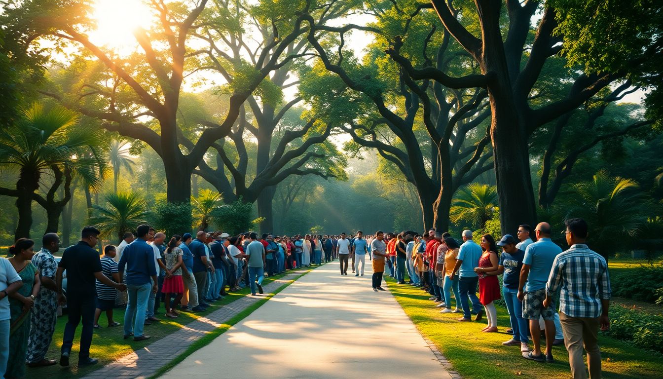 Citizens Form Human Chain at Lalbagh Against Proposed Hebbala Tunnel Road