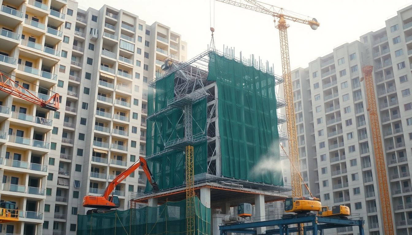 SNN Raj Corp Begins Controlled Demolition of 49 Flats at HSR Layout Project