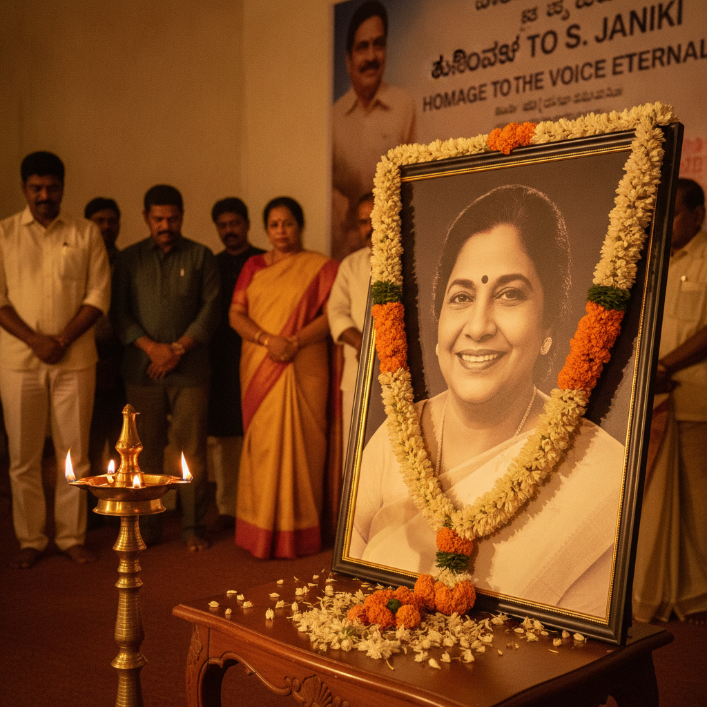 Kannada Film Fraternity Mourns Playback Singer S Janaki After She Passes Away at 88