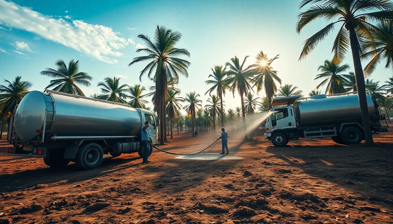 Central Karnataka Farmers Hire Water Tankers to Save Areca Crops