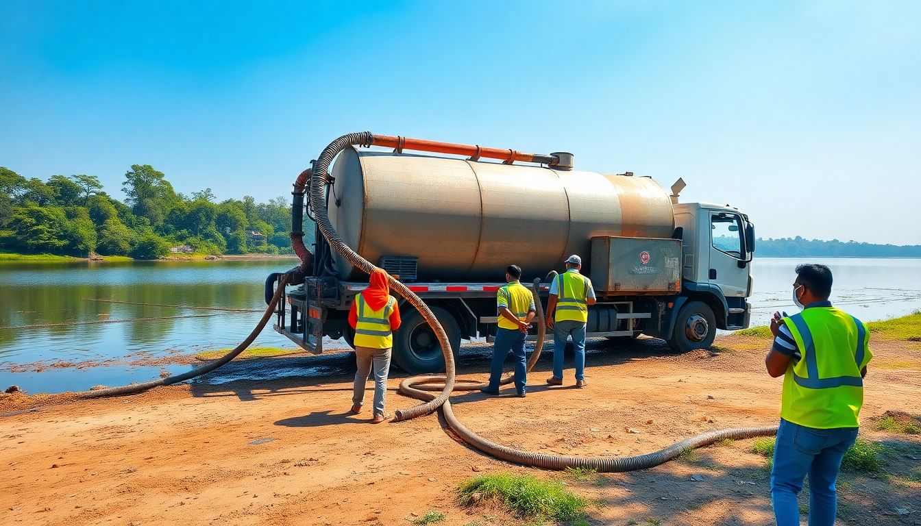 Hulimangala Panchayat Launches Operation to Clean Polluted Shikaripalya Lake