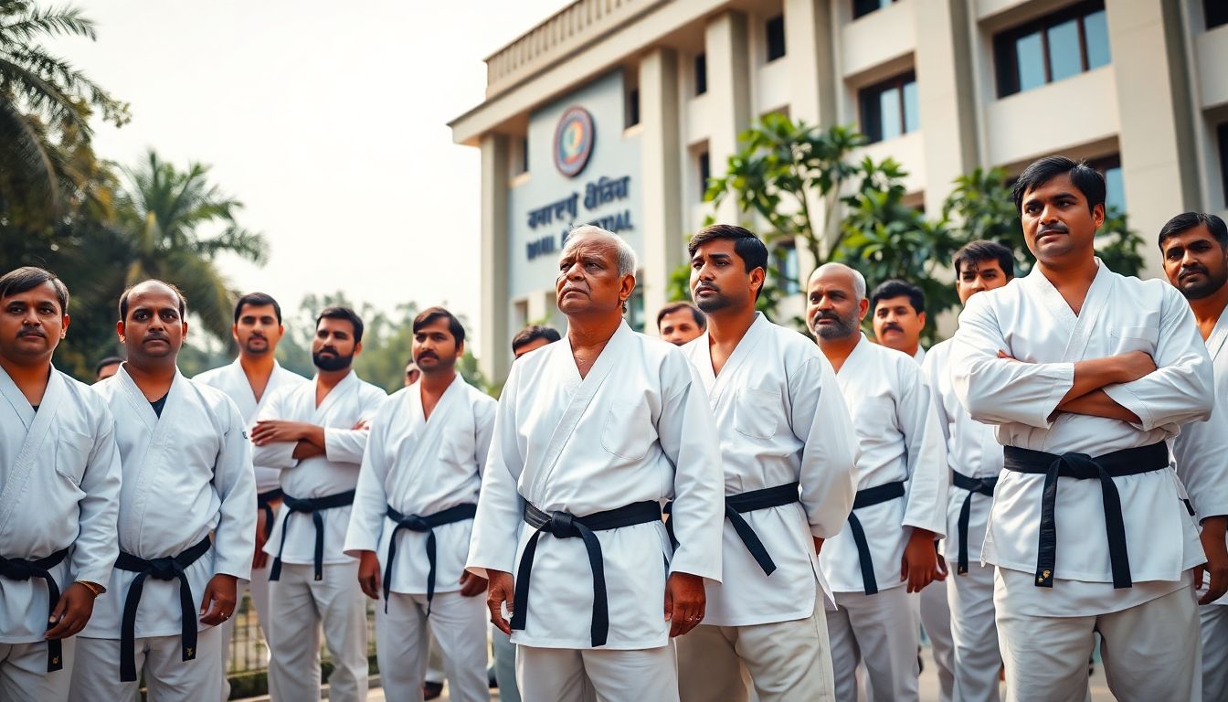 Karate Trainers Protest Low Pay in Karnataka School Self-Defence Programme