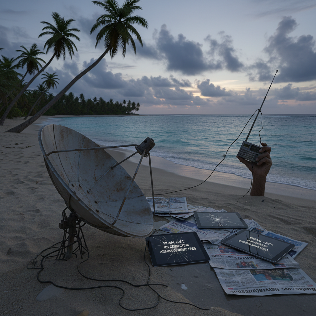 Information disruption leaves Andaman and Nicobar Islands news coverage inaccessible