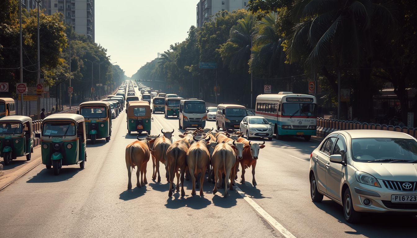 HAL Airport Police Book Cattle Owner Over Road Obstruction in Marathahalli