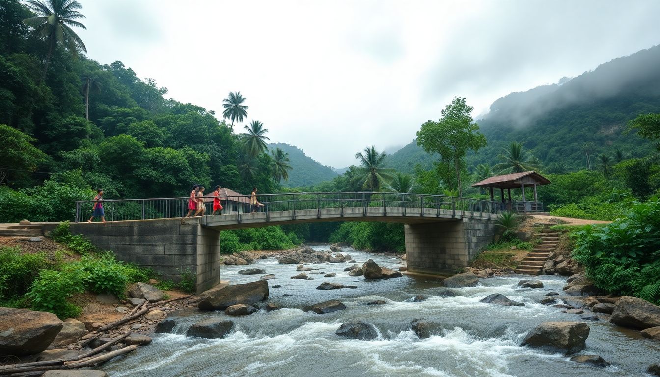 136 Footbridges Built Across Streams in Shivamogga and Uttara Kannada