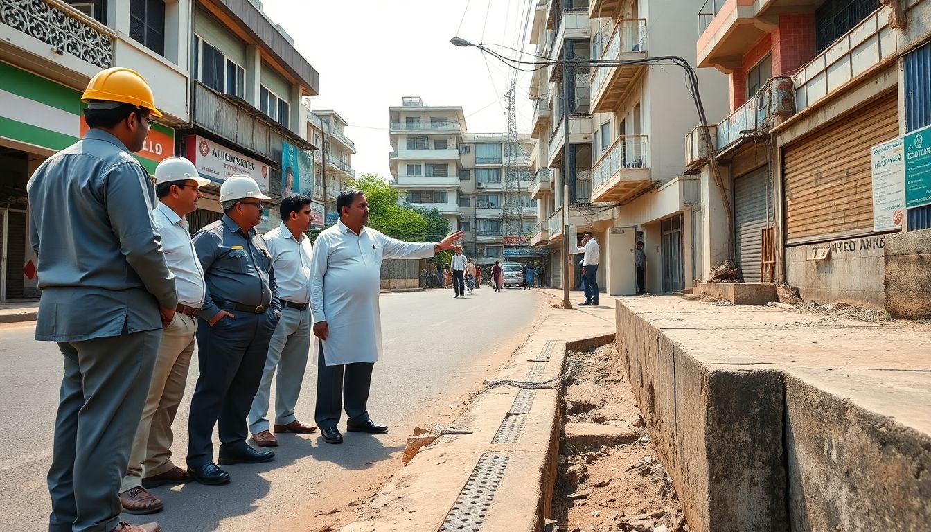 Civic Chiefs Order Encroachment Clearances and Drain Desilting in HSR Layout, Arakere