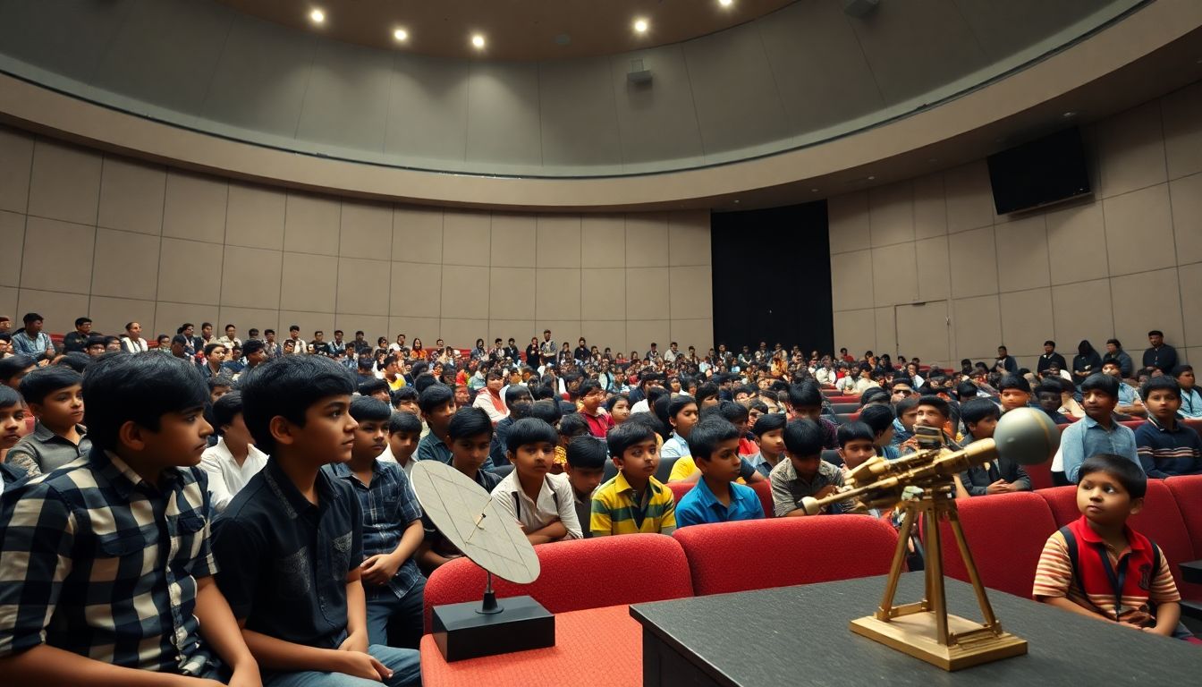 Jawaharlal Nehru Planetarium Marks National Space Day With Student Events