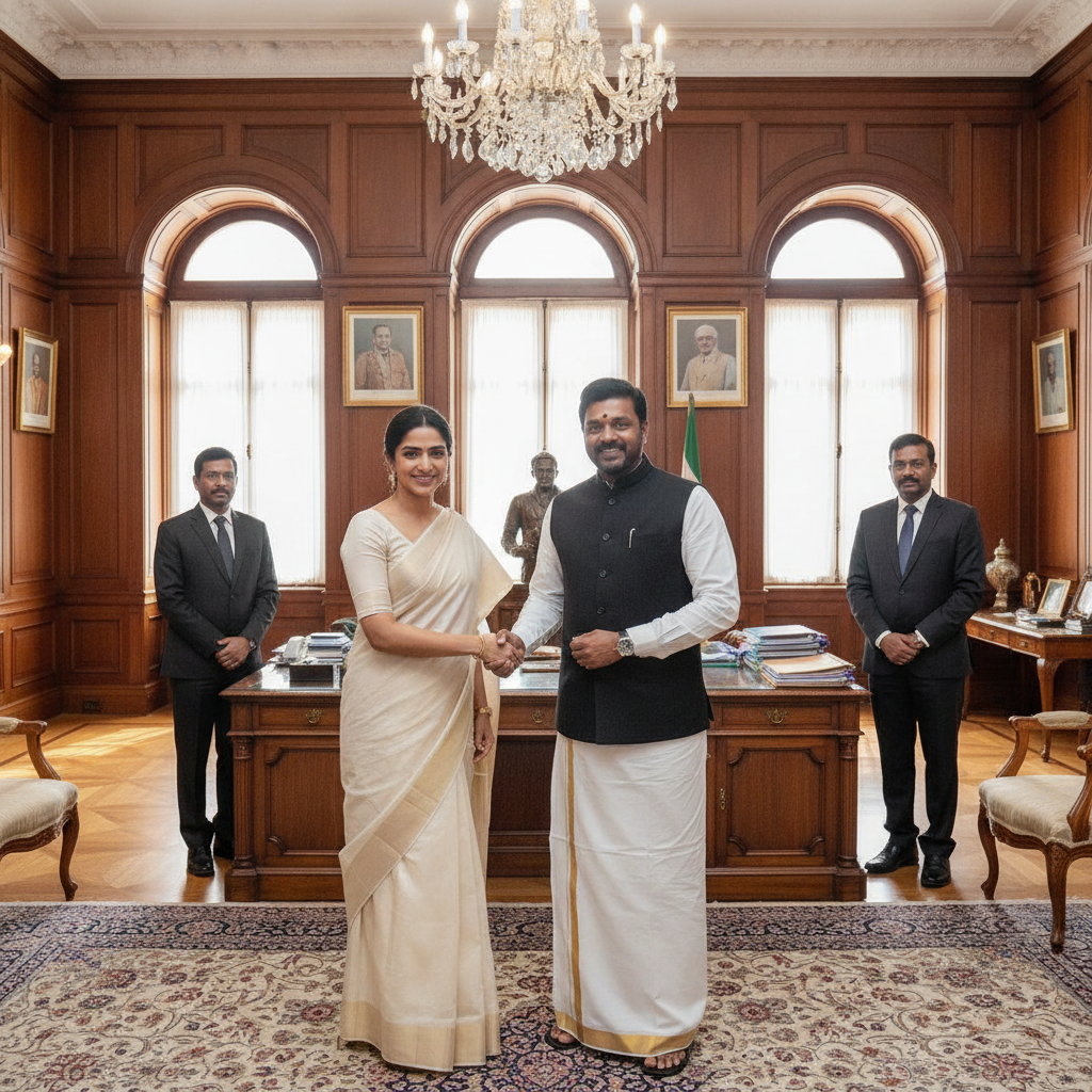 Samantha Ruth Prabhu Praises Tamil Nadu CM Vijay After Meeting