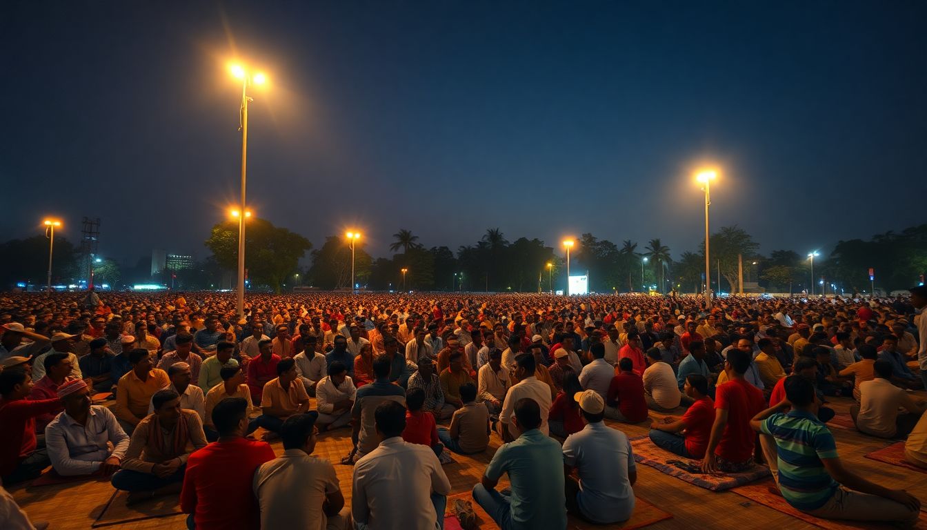 AIUTUC Calls Overnight Protest at Freedom Park Over Minimum Wages